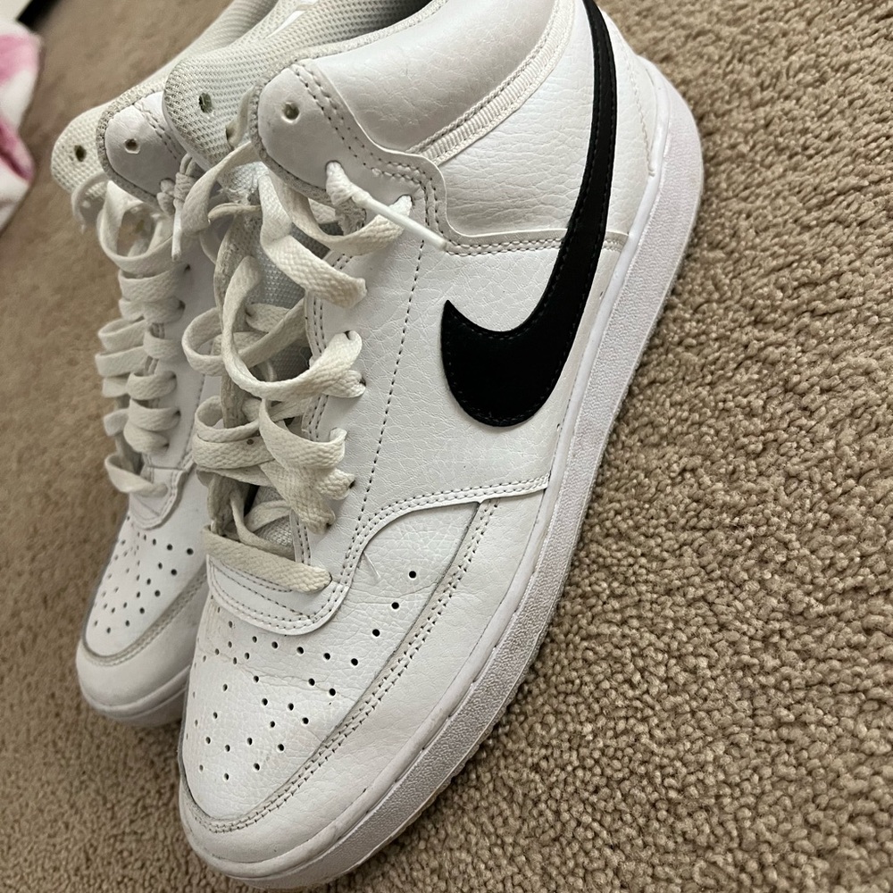 Nike White High-Top Sneakers
